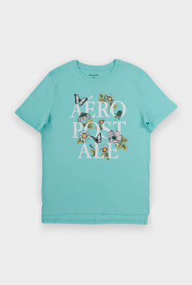 AERO Girls Hi-Lo Aéropostale Graphic Tee
