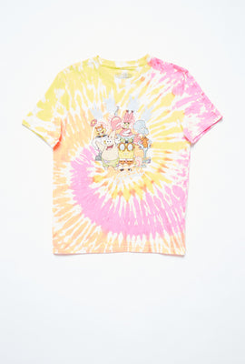 T-shirt Aéropostale noué-teint à imprimé Bob l'Éponge pour fille