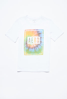 T-shirt Aéropostale noué-teint à imprimé Aero pour garçon
