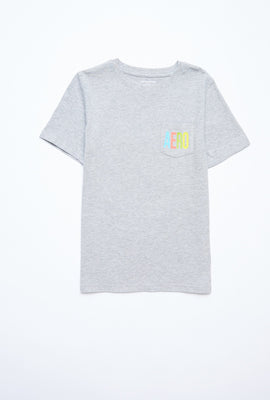 T-shirt Aéropostale avec poche à imprimé Aéro pour garçon