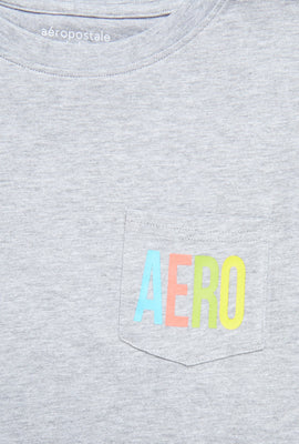 T-shirt Aéropostale avec poche à imprimé Aéro pour garçon