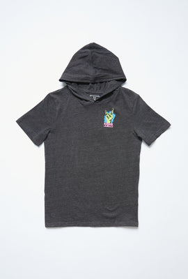 T-shirt à capuchon Aéropostale à imprimé Epic pour garçon