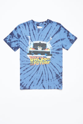 AERO Boys Tie Dye Back To The Future Graphic Tee