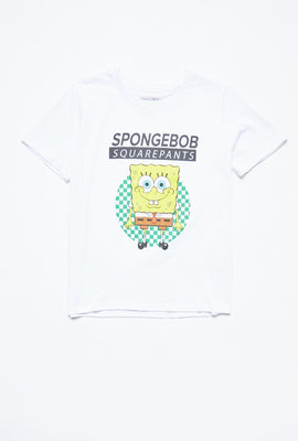 T-shirt Aéropostale à imprimé Bob l'Éponge pour garçon