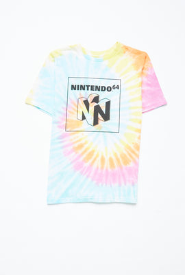 T-shirt Aéropostale noué-teint à imprimé Nintendo pour garçon