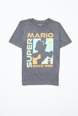 T-shirt Aéropostale noué-teint à imprimé Super Mario pour garçon