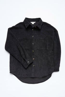 Surchemise AERO en velours côtelé boutonné pour fille