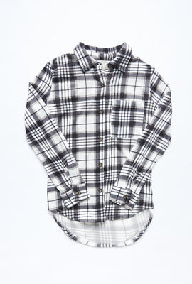 Chemise à carreaux AERO Super Doux surdimensionné pour fille