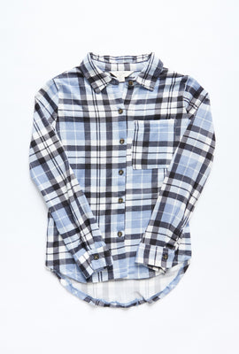 Chemise à carreaux AERO Super Doux surdimensionné pour fille