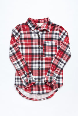 Chemise à carreaux AERO Super Doux surdimensionné pour fille