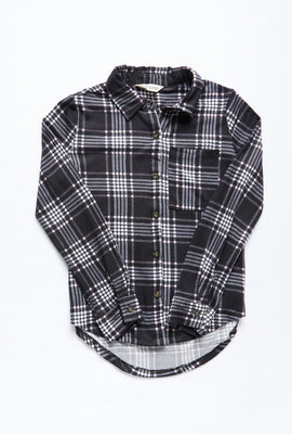 Chemise à carreaux AERO Super Doux surdimensionné pour fille