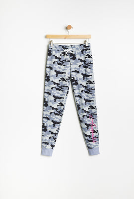 AERO Girls Camouflage Aéropostale Graphic Slim Jogger