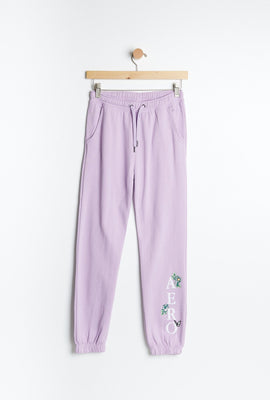 Jogger coupe garçonne graphique Aéropostale pour fille