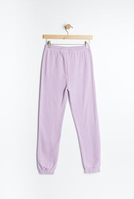 Jogger coupe garçonne graphique Aéropostale pour fille