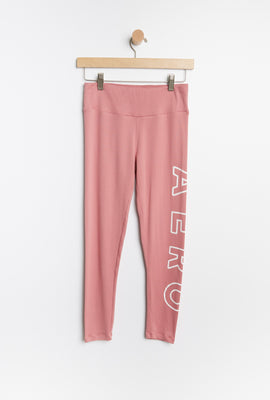 Legging AERO taille haut à imprimé graphique pour fille