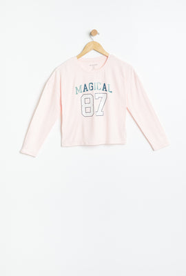 Ensemble pyjama 2 pièces AERO super doux à imprimé graphique Magical 87 Licorne pour fille