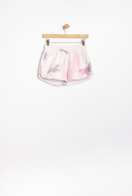 Short AERO teint noué à imprimer graphique Space Jam pour fille