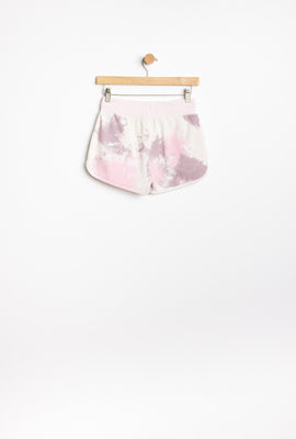 Short AERO teint noué à imprimer graphique Space Jam pour fille
