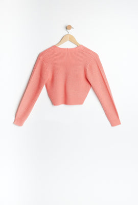 Cardigan AERO boutonné à l'avant pour fille