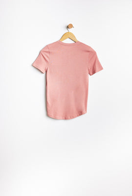 T-shirt AERO avec ourlet arrondi à imprimer graphique motif animalier Aéropostale 1987 pour fille