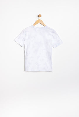 T-shirt AERO super doux teint noué à imprimer graphique Bisounours Hug Life pour fille