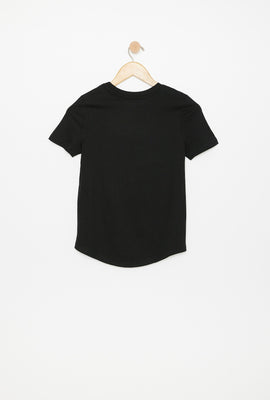 T-shirt AERO avec ourlet arrondi à imprimé graphique F.R.I.E.N.D.S pour fille