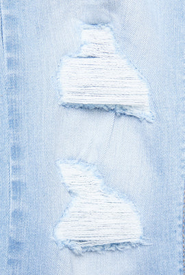 Jean Aéropostale ajusté à effet destruction pour garçon