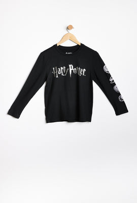 Ensemble pyjama 2 pièces AERO super doux à imprimer graphique Harry Potter pour garçon