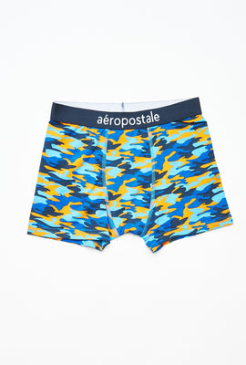 Caleçon AERO à rayures et motif camouflage pour garçon paquet de 2