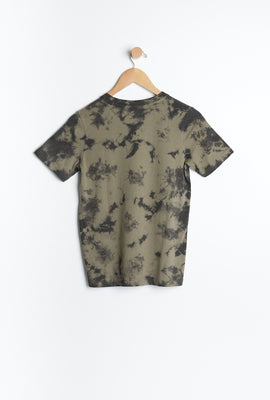 T-shirt AERO teint noué à imprimer graphique Aéropostale pour garçon