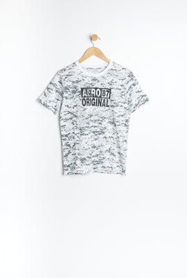 T-shirt AERO teint noué à imprimé graphique AERO 87 Original pour garçon