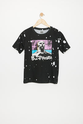 T-shirt AERO à imprimé graphique Batman éclaboussure de peinture pour garçon