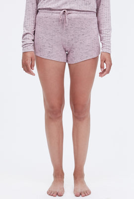 Short en jersey côtelé