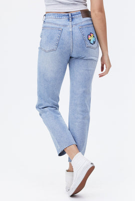 High Rise Wedgie Straight Jean