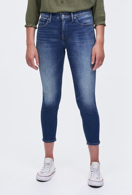 Mid Rise Ava Skinny Crop Jean