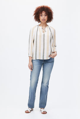 Mid Rise Sweet Straight Jean