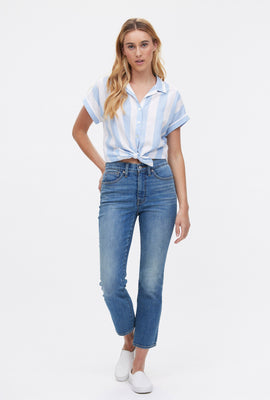 High Rise Zoe Straight Jean