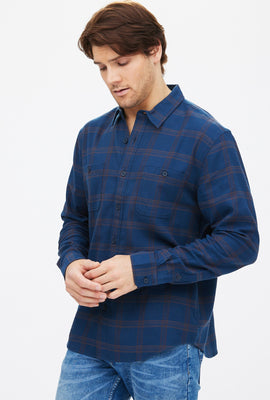 Chemise à carreaux Mason Workwear boutonnée