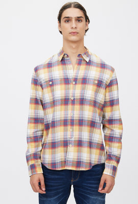 Chemise à carreaux Mason Workwear boutonnée