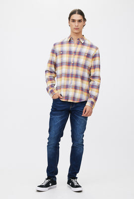 Chemise à carreaux Mason Workwear boutonnée