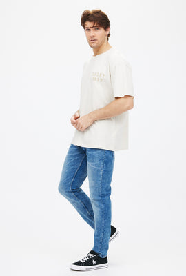 Knit Denim Jogger