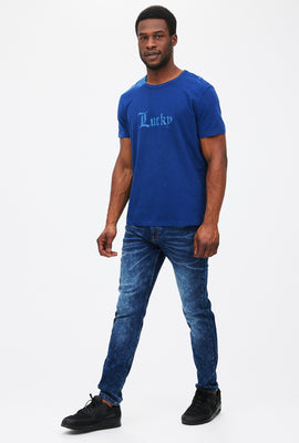 Knit Denim Jogger
