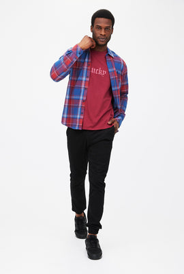 Chemise boutonnée à carreaux