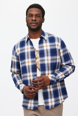 Chemise boutonnée à carreaux