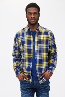 Chemise boutonnée à carreaux