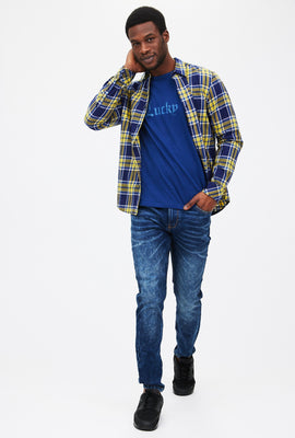 Chemise boutonnée à carreaux