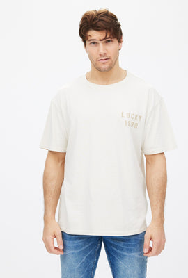 T-shirt surdimensionné à imprimer Lucky 1990