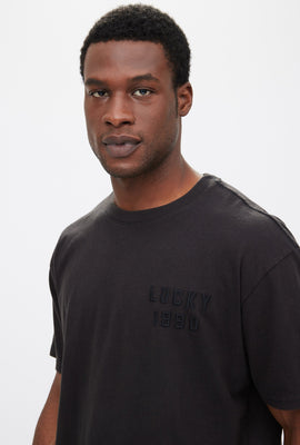 T-shirt surdimensionné à imprimer Lucky 1990