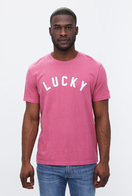 T-shirt à imprimé bloc logo Lucky
