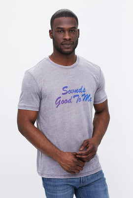 T-shirt à imprimé Sounds Good To Me